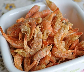 Solar dried shrimp processed using RSFP solar dryers to maintain hygiene, quality, freshness, and longer shelf life.