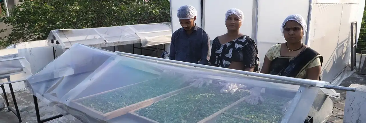 Solar drying technology helps rural communities preserve food, reduce waste, and increase profits.
